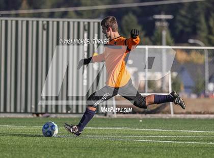 Thumbnail 1 in Bonners Ferry vs Coeur d'Alene Charter Academy (3A Intermountain Final) photogallery.
