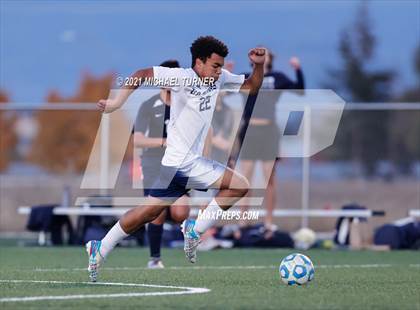 Thumbnail 1 in Bonners Ferry vs Coeur d'Alene Charter Academy (3A Intermountain Final) photogallery.