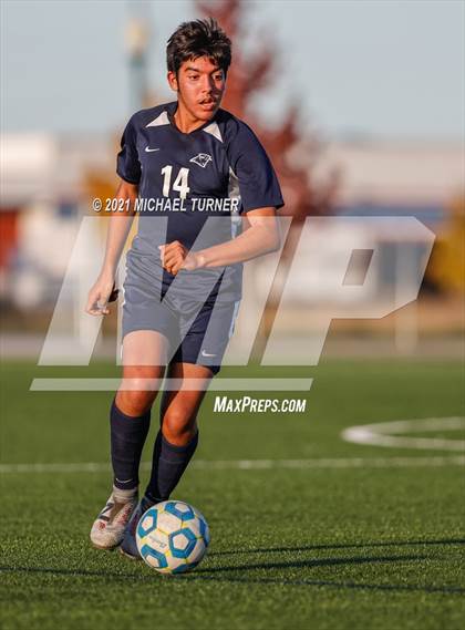 Thumbnail 2 in Bonners Ferry vs Coeur d'Alene Charter Academy (3A Intermountain Final) photogallery.