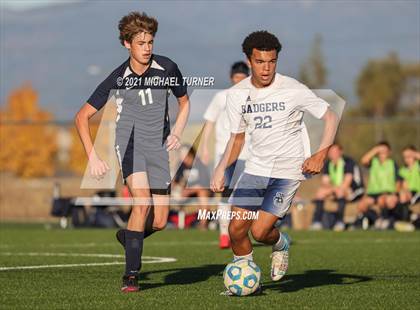 Thumbnail 3 in Bonners Ferry vs Coeur d'Alene Charter Academy (3A Intermountain Final) photogallery.