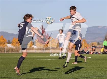 Thumbnail 2 in Bonners Ferry vs Coeur d'Alene Charter Academy (3A Intermountain Final) photogallery.
