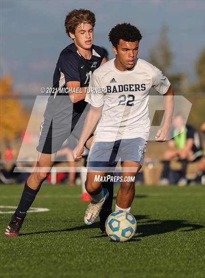 Thumbnail 1 in Bonners Ferry vs Coeur d'Alene Charter Academy (3A Intermountain Final) photogallery.