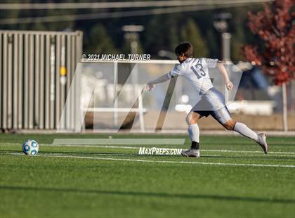 Thumbnail 2 in Bonners Ferry vs Coeur d'Alene Charter Academy (3A Intermountain Final) photogallery.