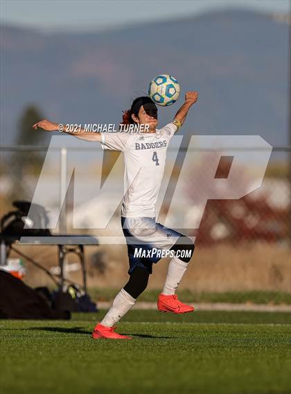 Thumbnail 1 in Bonners Ferry vs Coeur d'Alene Charter Academy (3A Intermountain Final) photogallery.