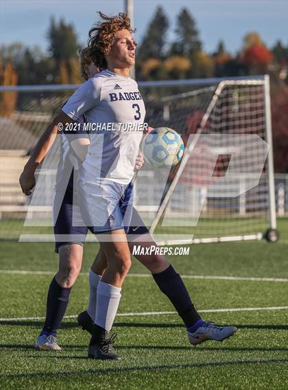Thumbnail 2 in Bonners Ferry vs Coeur d'Alene Charter Academy (3A Intermountain Final) photogallery.
