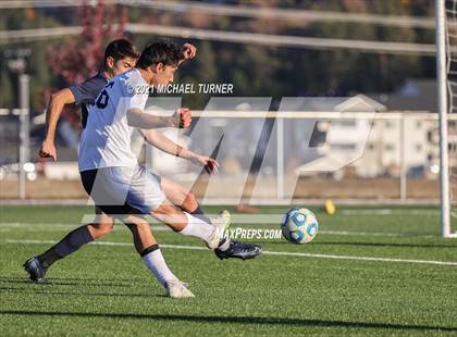 Thumbnail 3 in Bonners Ferry vs Coeur d'Alene Charter Academy (3A Intermountain Final) photogallery.