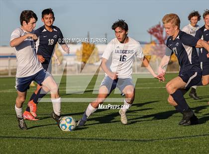 Thumbnail 2 in Bonners Ferry vs Coeur d'Alene Charter Academy (3A Intermountain Final) photogallery.