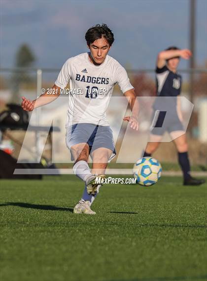 Thumbnail 1 in Bonners Ferry vs Coeur d'Alene Charter Academy (3A Intermountain Final) photogallery.