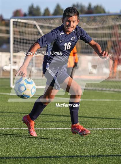 Thumbnail 3 in Bonners Ferry vs Coeur d'Alene Charter Academy (3A Intermountain Final) photogallery.