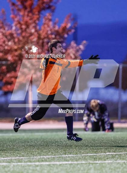 Thumbnail 1 in Bonners Ferry vs Coeur d'Alene Charter Academy (3A Intermountain Final) photogallery.