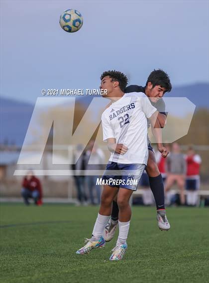 Thumbnail 2 in Bonners Ferry vs Coeur d'Alene Charter Academy (3A Intermountain Final) photogallery.