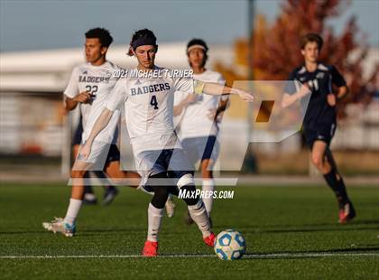Thumbnail 3 in Bonners Ferry vs Coeur d'Alene Charter Academy (3A Intermountain Final) photogallery.