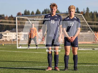 Thumbnail 1 in Bonners Ferry vs Coeur d'Alene Charter Academy (3A Intermountain Final) photogallery.