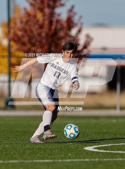 Thumbnail 3 in Bonners Ferry vs Coeur d'Alene Charter Academy (3A Intermountain Final) photogallery.