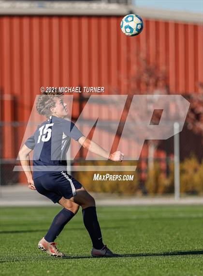 Thumbnail 1 in Bonners Ferry vs Coeur d'Alene Charter Academy (3A Intermountain Final) photogallery.