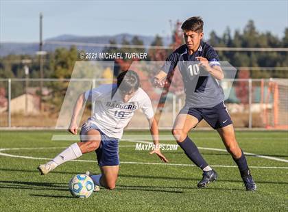 Thumbnail 3 in Bonners Ferry vs Coeur d'Alene Charter Academy (3A Intermountain Final) photogallery.