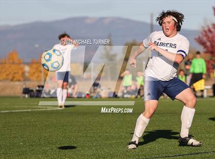 Thumbnail 1 in Bonners Ferry vs Coeur d'Alene Charter Academy (3A Intermountain Final) photogallery.