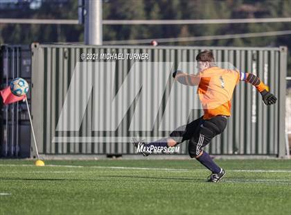Thumbnail 2 in Bonners Ferry vs Coeur d'Alene Charter Academy (3A Intermountain Final) photogallery.