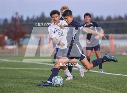 Thumbnail 3 in Bonners Ferry vs Coeur d'Alene Charter Academy (3A Intermountain Final) photogallery.