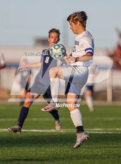 Thumbnail 2 in Bonners Ferry vs Coeur d'Alene Charter Academy (3A Intermountain Final) photogallery.