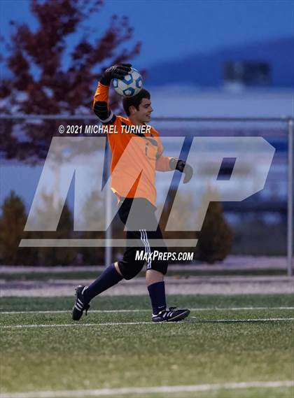 Thumbnail 3 in Bonners Ferry vs Coeur d'Alene Charter Academy (3A Intermountain Final) photogallery.