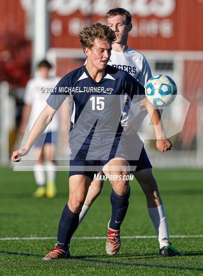 Thumbnail 1 in Bonners Ferry vs Coeur d'Alene Charter Academy (3A Intermountain Final) photogallery.