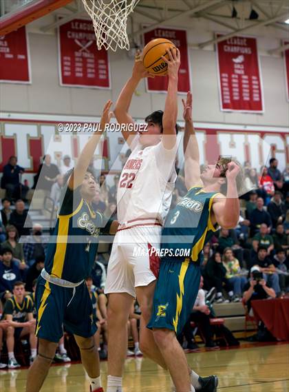 Thumbnail 3 in Edison vs. Orange Lutheran (CIF SS Div 2AA Second Round) photogallery.