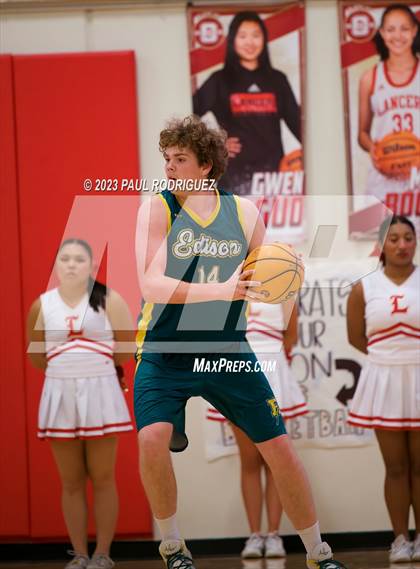Thumbnail 1 in Edison vs. Orange Lutheran (CIF SS Div 2AA Second Round) photogallery.