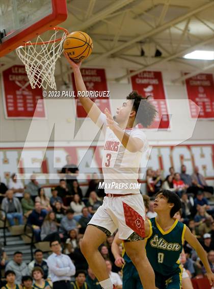 Thumbnail 2 in Edison vs. Orange Lutheran (CIF SS Div 2AA Second Round) photogallery.