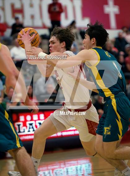 Thumbnail 3 in Edison vs. Orange Lutheran (CIF SS Div 2AA Second Round) photogallery.