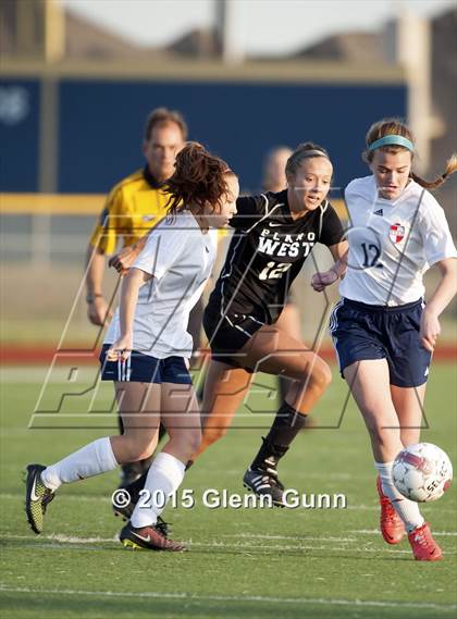 Thumbnail 1 in Plano West @ Denton Ryan (UIL 6A Bi-District Playoff) photogallery.