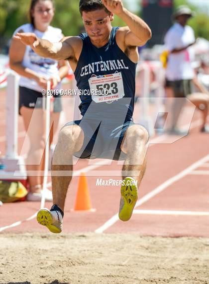 Thumbnail 3 in AIA Track & Field Championships-Wed (Boys Long Jump) photogallery.