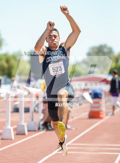 Thumbnail 1 in AIA Track & Field Championships-Wed (Boys Long Jump) photogallery.