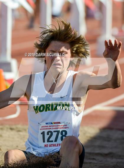 Thumbnail 1 in AIA Track & Field Championships-Wed (Boys Long Jump) photogallery.