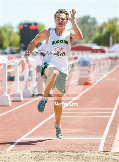 Thumbnail 1 in AIA Track & Field Championships-Wed (Boys Long Jump) photogallery.