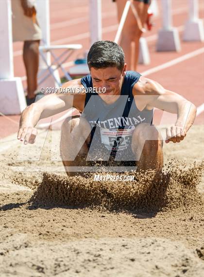 Thumbnail 1 in AIA Track & Field Championships-Wed (Boys Long Jump) photogallery.