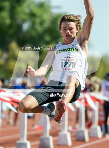 Thumbnail 2 in AIA Track & Field Championships-Wed (Boys Long Jump) photogallery.