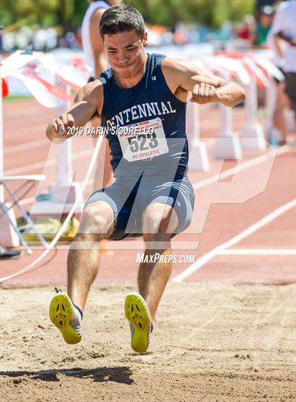 Thumbnail 3 in AIA Track & Field Championships-Wed (Boys Long Jump) photogallery.