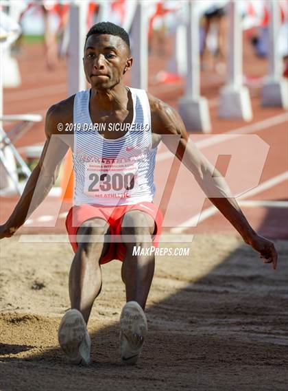 Thumbnail 2 in AIA Track & Field Championships-Wed (Boys Long Jump) photogallery.