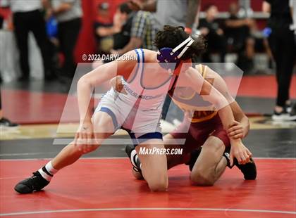 Thumbnail 2 in Fillmore vs La Canada (CIF Southern Section Wrestling Championships) photogallery.