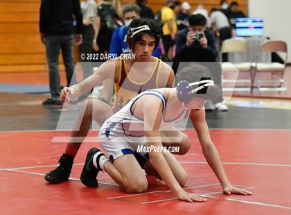 Thumbnail 2 in Fillmore vs La Canada (CIF Southern Section Wrestling Championships) photogallery.