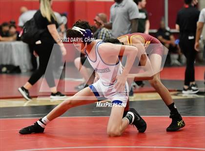Thumbnail 1 in Fillmore vs La Canada (CIF Southern Section Wrestling Championships) photogallery.