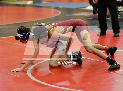 Thumbnail 2 in Fillmore vs La Canada (CIF Southern Section Wrestling Championships) photogallery.