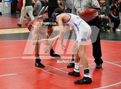 Thumbnail 1 in Fillmore vs La Canada (CIF Southern Section Wrestling Championships) photogallery.