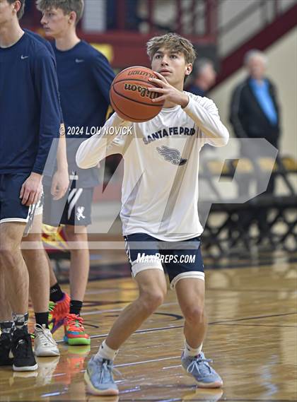 Thumbnail 2 in Santa Fe Prep vs. Moriarty (Braves Invitational at Santa Fe Indian School) photogallery.