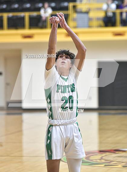 Thumbnail 3 in Santa Fe Prep vs. Moriarty (Braves Invitational at Santa Fe Indian School) photogallery.
