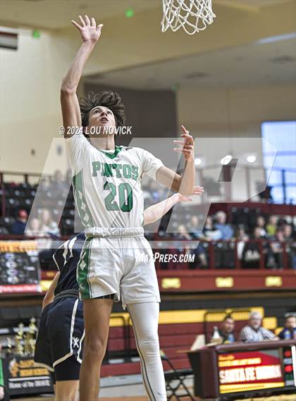 Thumbnail 2 in Santa Fe Prep vs. Moriarty (Braves Invitational at Santa Fe Indian School) photogallery.