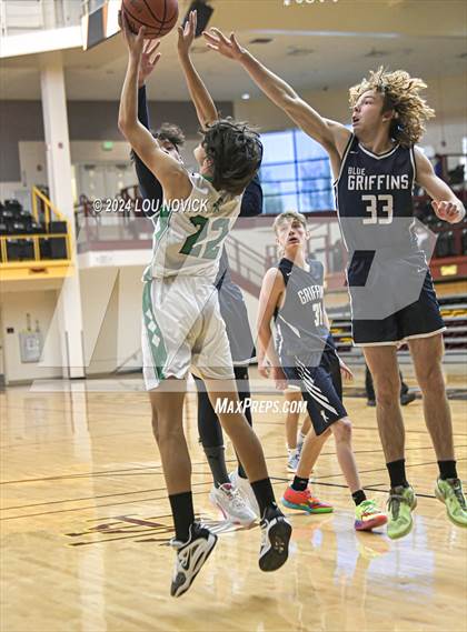 Thumbnail 1 in Santa Fe Prep vs. Moriarty (Braves Invitational at Santa Fe Indian School) photogallery.