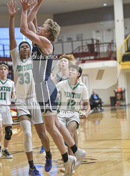 Thumbnail 1 in Santa Fe Prep vs. Moriarty (Braves Invitational at Santa Fe Indian School) photogallery.