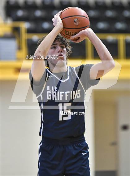 Thumbnail 2 in Santa Fe Prep vs. Moriarty (Braves Invitational at Santa Fe Indian School) photogallery.